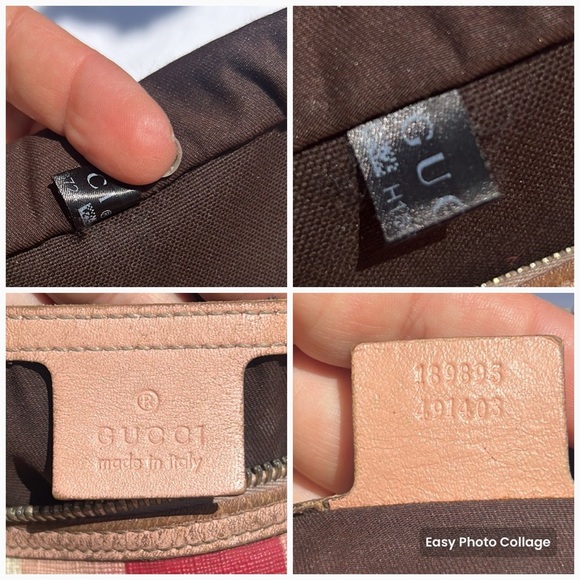 Gucci Script Web Boston Bag GG Coated Canvas.❤️ - Picture 9 of 17